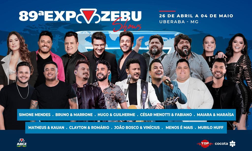 89ª ExpoZebu terá 10 shows (Foto/Divulgação)