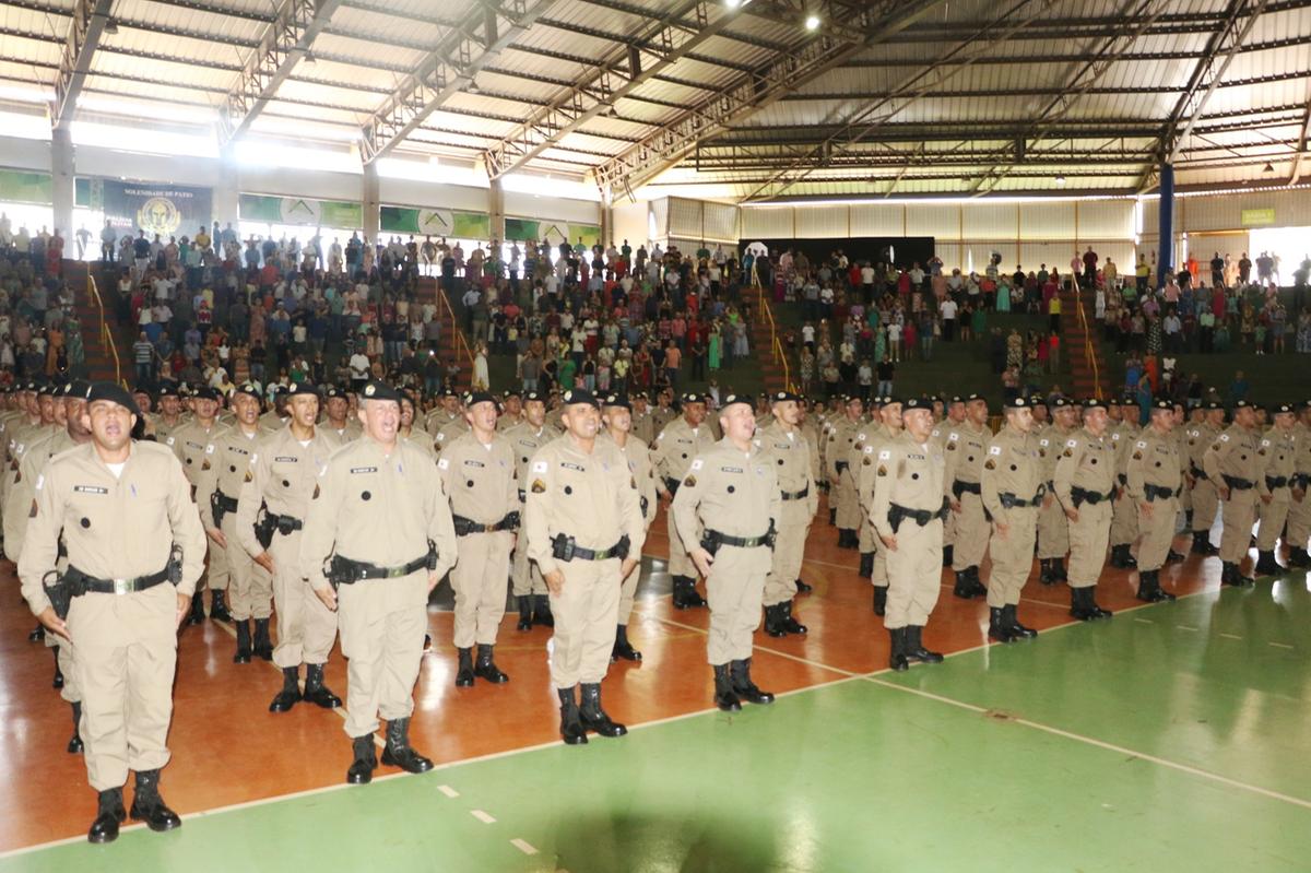 Os 148 novos sargentos atuarão em 30 municípios da 5ª Região da Polícia Militar, incluindo comandos de frações da corporação (Foto/Sérgio Teixeira/PMMG)