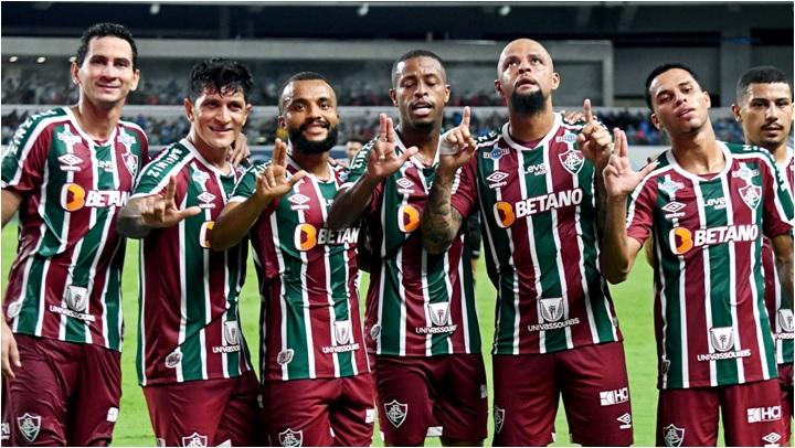 O Fluminense foi valente e lutou muito, mas a distância entre os clubes se refletiu no placar. (Foto/Maílson Santana - Fluminense)