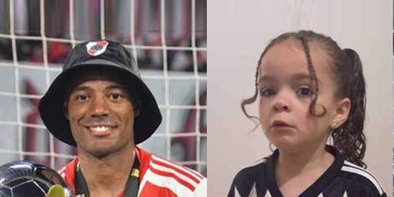 A pequena torcedora admitiu que será difícil ver o Flamengo caso enfrente o River (Foto/Reprodução)