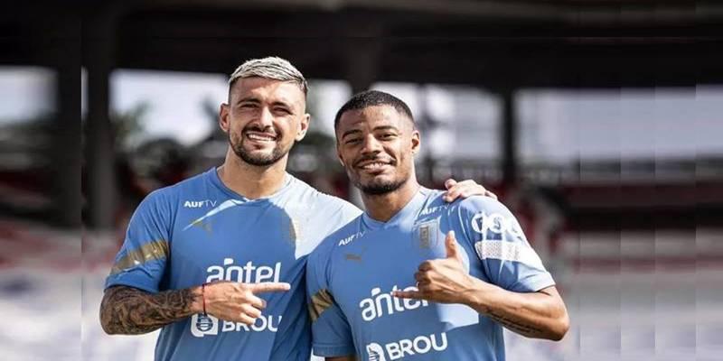 Os jogadores são companheiros de Seleção Uruguaia e estiveram juntos na última Copa do Mundo (Foto/Federação Uruguaia de Futebol)