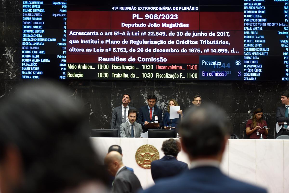 Matéria de iniciativa do deputado João Magalhães foi aprovada no dia 13 de dezembro e prevê a aplicação nos débitos contraídos até 31 de dezembro de 2022 (Foto/ Guilherme Dardanhan)