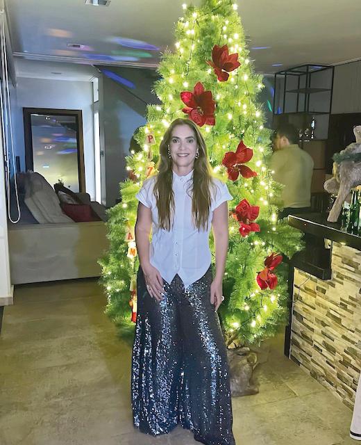 Nossa querida amiga Mara Papini passou o Natal na terrinha (Foto/Reprodução)