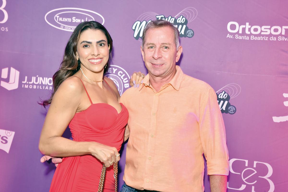 Fernando Xavier e Pollyana Rodovalho clicados na maravilhosa Festa do Mingau (Foto/Paulo Lúcio)