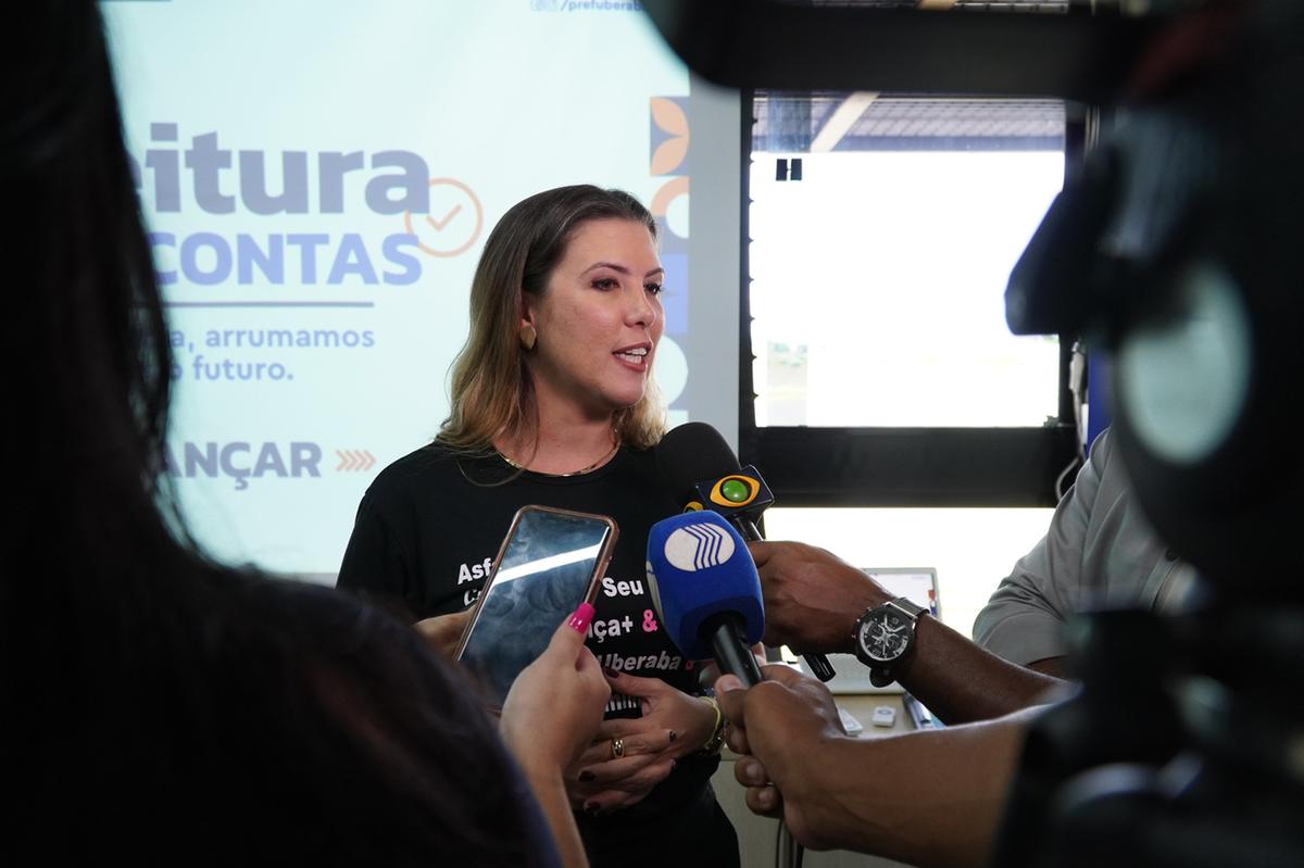 Prefeita Elisa salienta que o município poderá fazer um aporte menor em recursos próprios para segurar o preço passagem (Foto/ Divulgação/PMU)