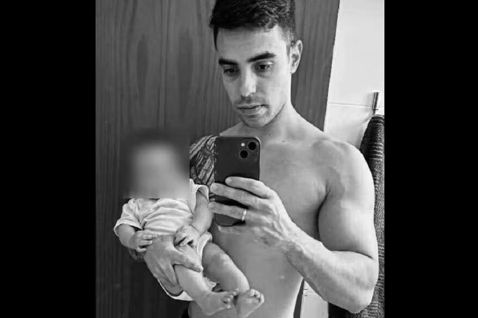 O sargento Dias, de 29 anos, foi baleado na cabeça por um suspeito que estava em saidinha de Natal (Foto/Reprodução/Instagram @PedroAihara)