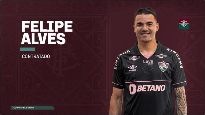 Felipe Alves assinou em definitivo com o Fluminense até o fim de 2024 (Foto/F.F.C.)