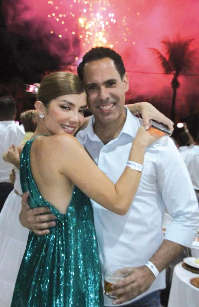 Lara e Gustavo Terra deram as boas vindas para 2024 no Réveillon Uirapuru, de volta após aproximadamente 15 anos (Foto/Reprodução)