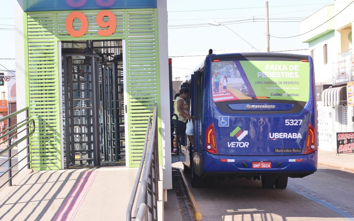 Estação do BRT, em Uberaba (Foto/Arquivo PMU)
