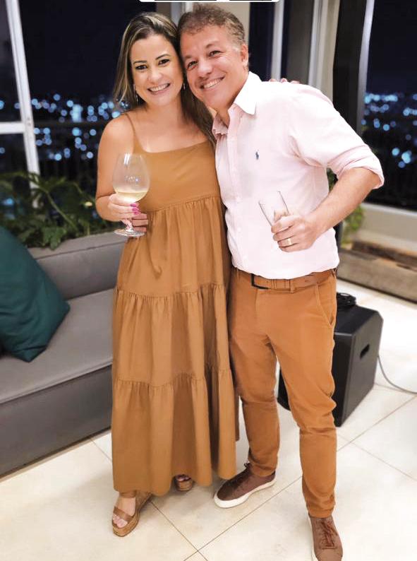 Dayana e Samir Idaló foram comemorar a vida com kalil (Foto/Reprodução)