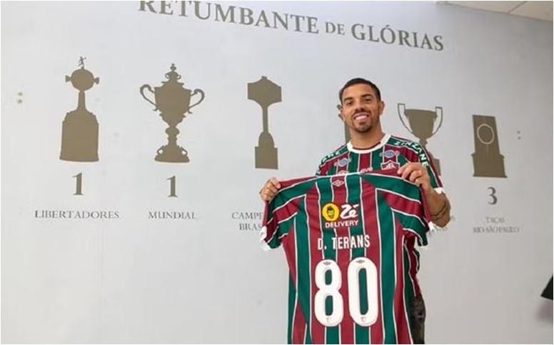 David Terans é mais um reforço para o meio-campo do Fluminense (Foto/Lucas Merçon/FFC)