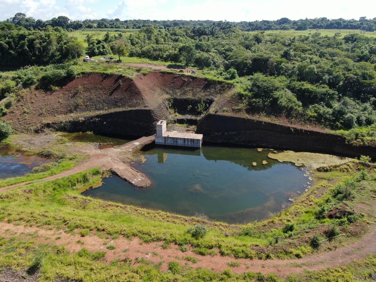 Equipe da empresa contratada pela Codau fez mapeamento com drone para identificar as estruturas já existentes (Foto/Divulgação)