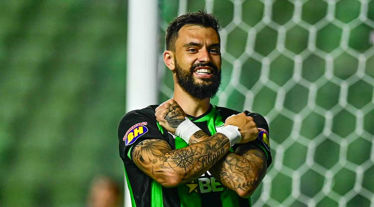 Gonzalo Mastriani fica no Furacão até dezembro de 2026 (Foto/Mourão Panda/América MG)