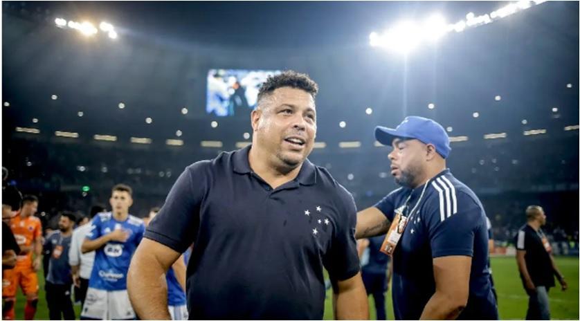 "Grande vitória do Cabuloso! Mais um clássico vencido na Arena”, Disse Ronaldo Fenômeno (Foto/Divulgação Cruzeiro)