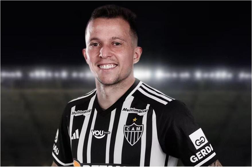 O acordo entre Bernard e o Atlético Mineiro terá duração até o fim de 2027 (Foto/Divulgação Atlético)