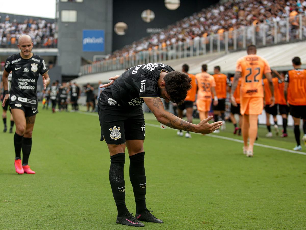 Yuri Alberto deu a volta por cima e marcou o gol que definiu a partida. O Corinthians saiu do sufoco. ((Foto/Rodrigo Coca/Agencia Corinthians))