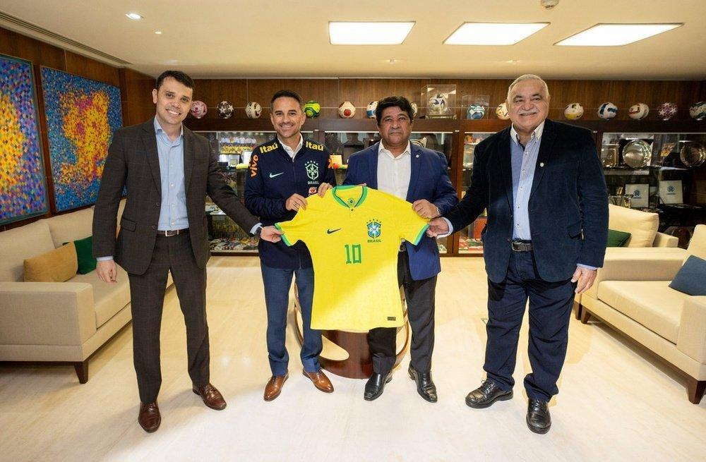 Rodrigo Caetano vai planejar todo o calendário das seleções de base (sub-15, sub-17 e sub-20). ((Foto/@CBF-Futebol - Lesley Ri))