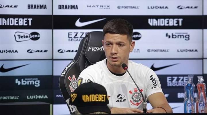 Um golaço, uma pintura de gol. Rodrigo Garro lavou a alma da torcida corintiana (Foto/Rodrigo Coca/Agência Corinthians/Esporte News Mundo)