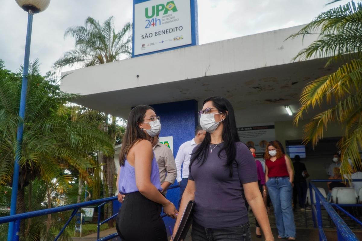 Técnicas do Ministério da Saúde visitaram na quarta-feira as instalações da UPA São Benedito para verificarem a volta de repasses de recursos para o custeio da unidade (Foto/Jorge Ferreira/SMS)