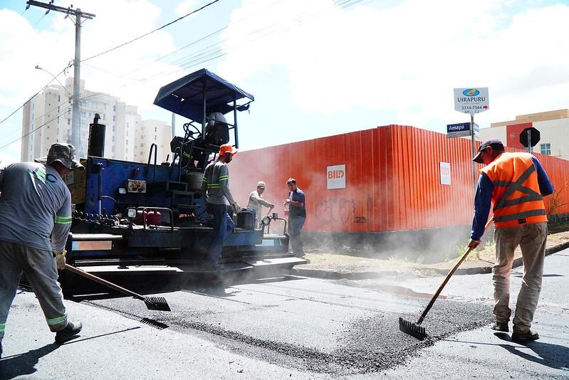 Na última semana, recapeamento foi realizado na rua Amapá (foto) (Foto/Divulgação)