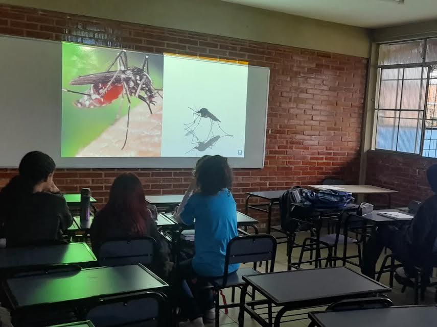 Além da cartilha, os estudantes estão também recebendo informações em sala de aula sobre o combate ao mosquito transmissor  (Foto/Divulgação)