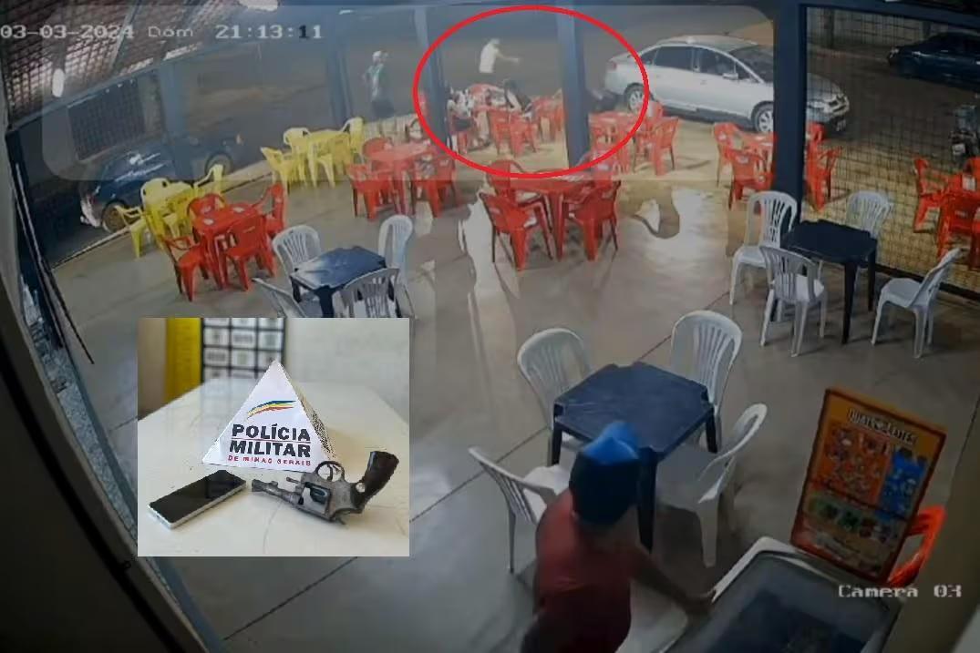 Suspeito foi preso em Uberlândia e entregou arma usada no homicídio (Foto/Reprodução)