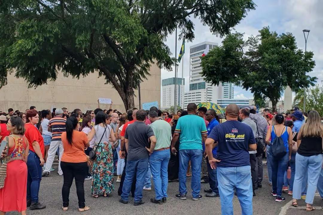 Servidores municipais de Uberlândia pedem melhores condições de trabalho (Foto/Divulgação/Sintrasp Uberlândia)