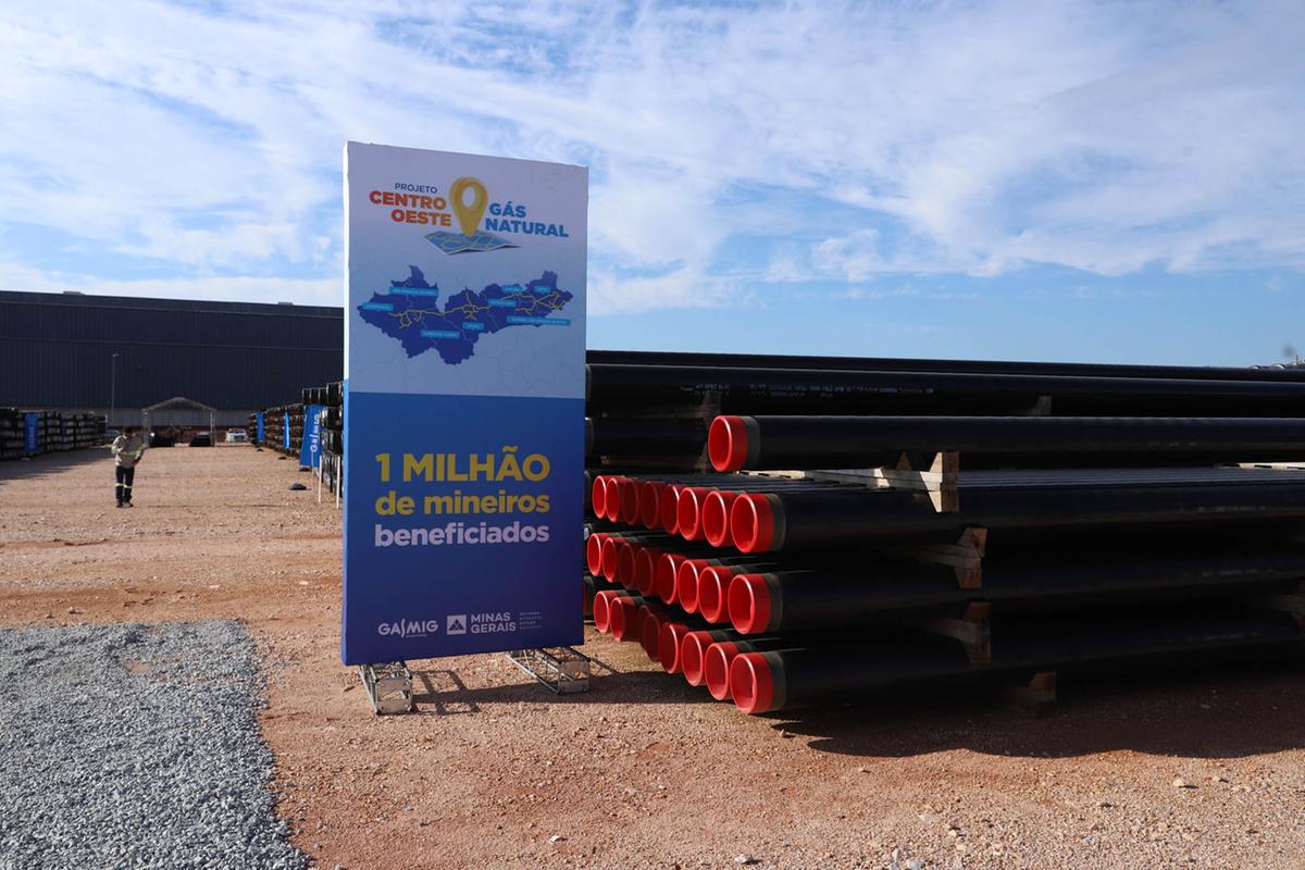 Na semana passada, o governo de Minas lançou a obra de construção do gasoduto para abastecer o Centro-Oeste mineiro (Foto/ Dirceu Aurélio/Imprensa MG)