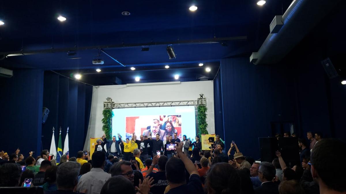 Evento foi transmitido ao vivo no Anfiteatro da Prefeitura de Uberaba (Foto/Gisele Barcelos)
