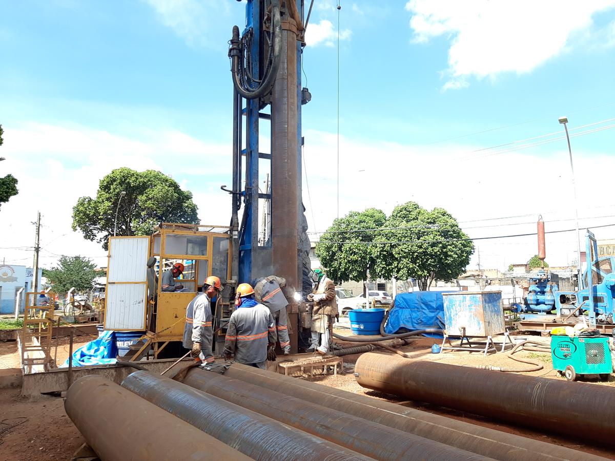 A exemplo do poço perfurado no Centro de Reservação 11, no Uberaba 1, Codau licita a perfuração de outro, no bairro Valim de Melo (Foto/Divulgação)