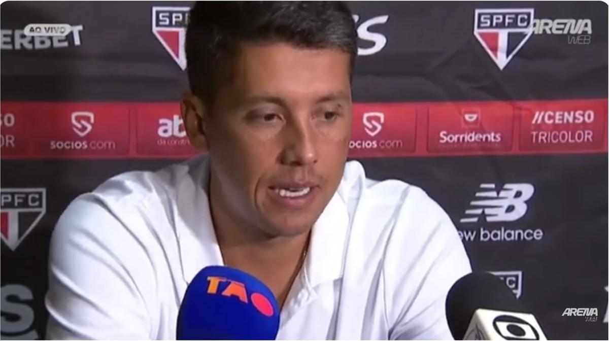 Thiago Carpini foi a aposta do São Paulo após a ida de Dorival Júnior para a Seleção Brasileira (Foto/Reprodução Youtube)