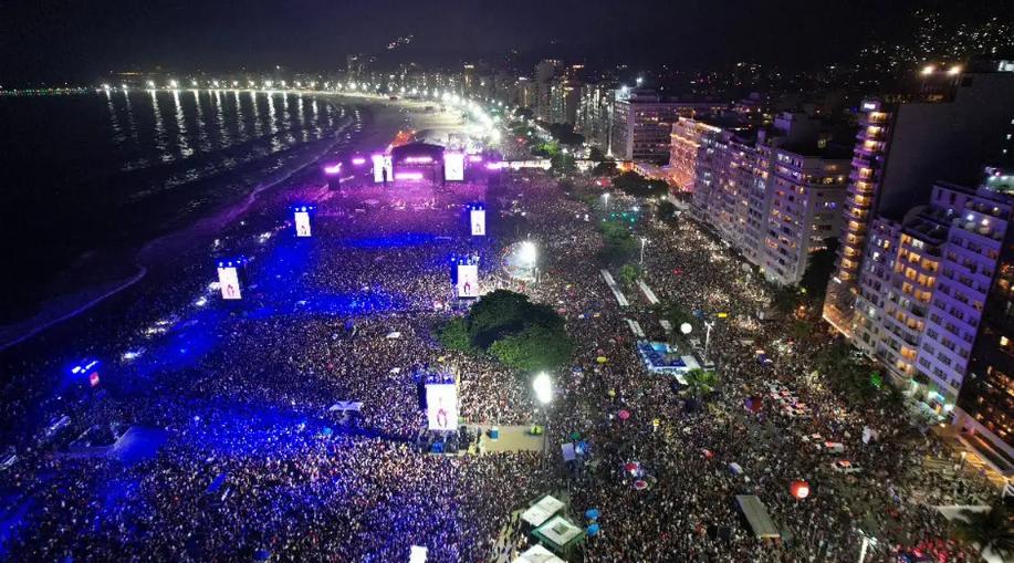 Encerramento da The Celebration Tour no Rio de Janeiro (Foto/Fábio Motta/Prefeitura do Rio de Janeiro)