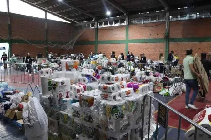 Donativos são organizados para o envio de várias formas para o Rio Grande do Sul (Foto/Divulgação)