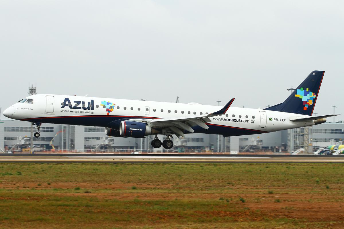 Atualmente, a Azul realiza cerca de 14 voos semanais em Uberaba (Foto/Reprodução)