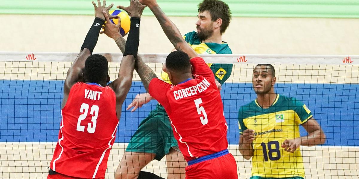 O Brasil sofreu um apagão e Cuba foi logo encaixando 6 a 1, maior vantagem na partida (Foto/Divulgação)