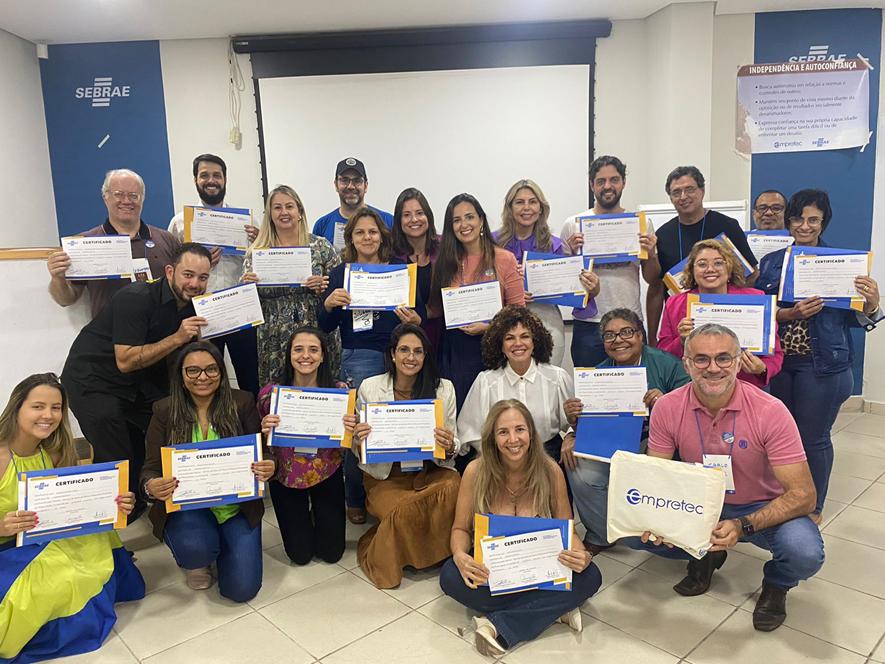Turma Empretec 2023 em Uberaba (Foto/Arquivo pessoal)