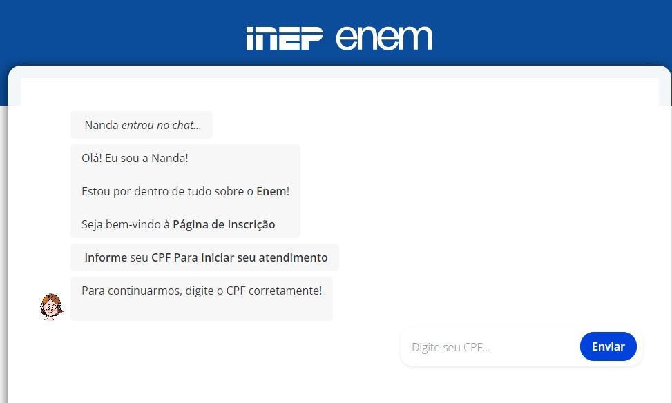 Site falso do Enem (Foto/Reprodução)