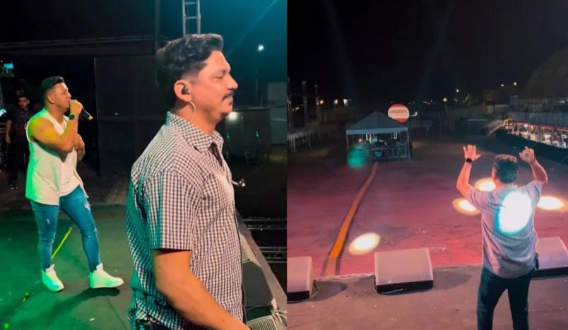 Dupla sertaneja faz show com plateia vazia no Tocantins (Foto/Reprodução/Instagram)