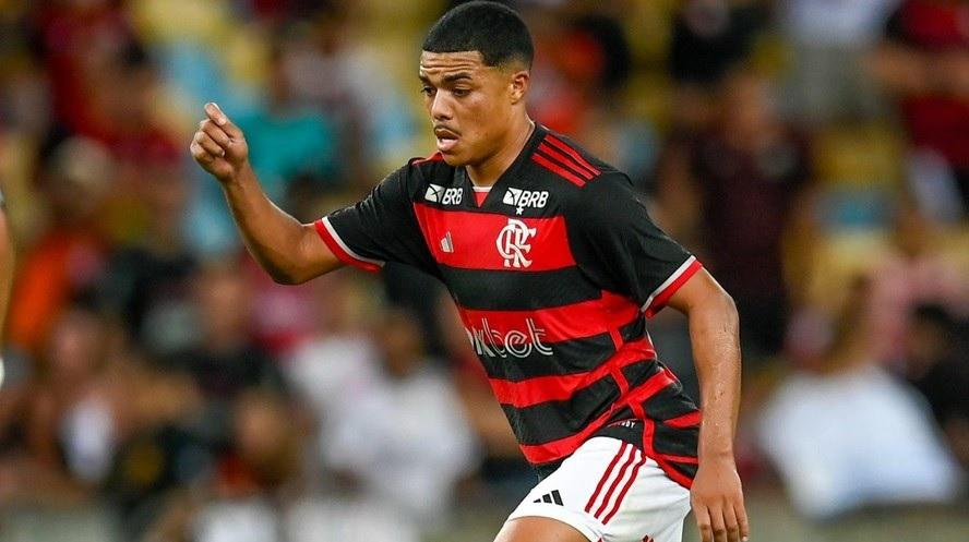 O jovem Igor Jesus é a única opção de ofício que pode substituir o jogador (Foto/Marcelo Cortes/Flamengo)