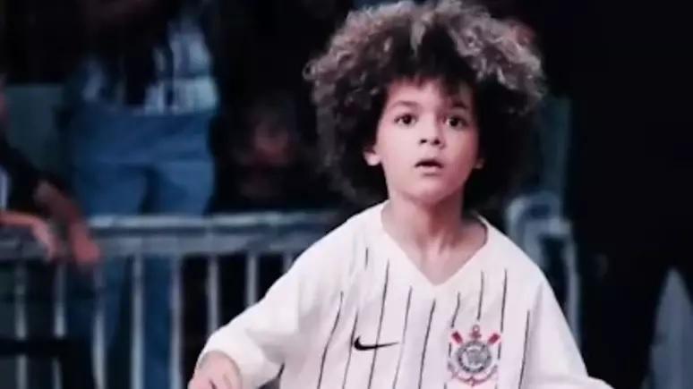 Lucas Flora, fenômeno de apenas 10 anos, trocou o Corinthians pelo Palmeiras (Foto/Reprodução Instagram)