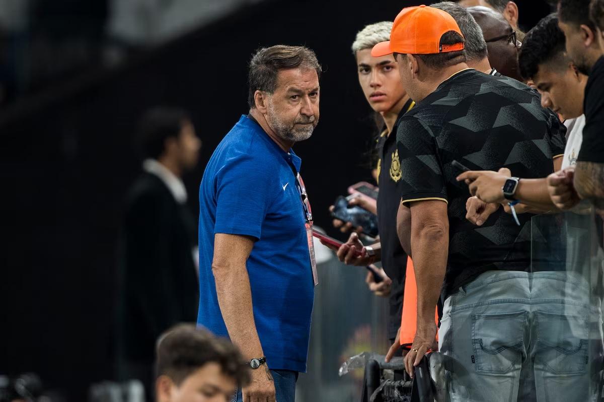 Augusto Melo, presidente do Corinthians, esteve no centro de polêmicas nas últimas semanas (Foto/Renato Pizzutto/Ag. Paulistão)