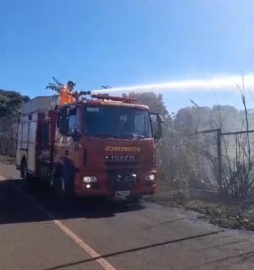 Apesar da intensidade das chamas, não houve vítimas e ninguém se feriu durante a ocorrência (Foto/Reprodução)