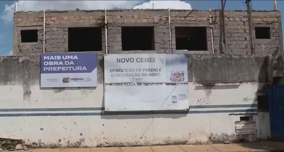 Cemei Maria Rosa está em obras desde 2018 (Foto/Tv Integração)