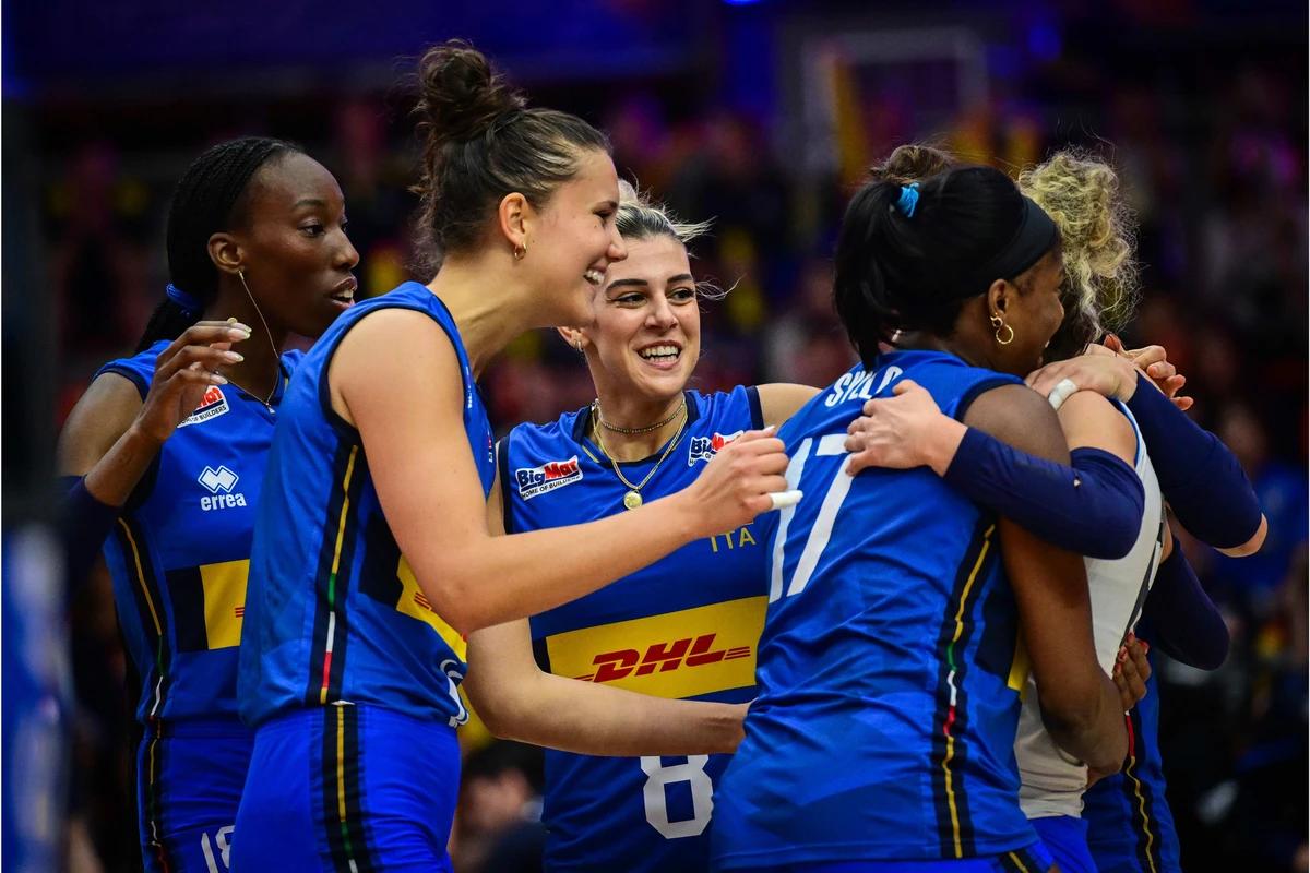 Foi o segundo título das italianas, que foram campeãs em 2022, vencendo o Brasil na final (Foto/Federação Italiana de Vôlei)