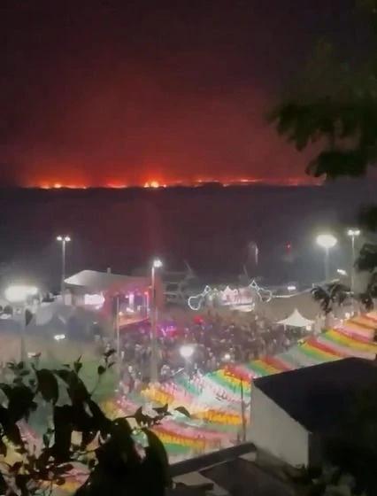 Incêndio atingiu matas do pantanal no estado (Foto/Reprodução/Redes sociais)