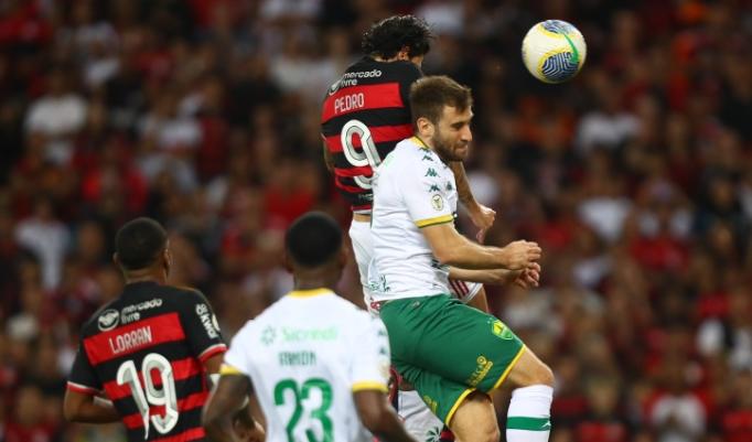 Pedro marcou o gol do Flamengo (Foto/Gilvan de Souza/CRF)