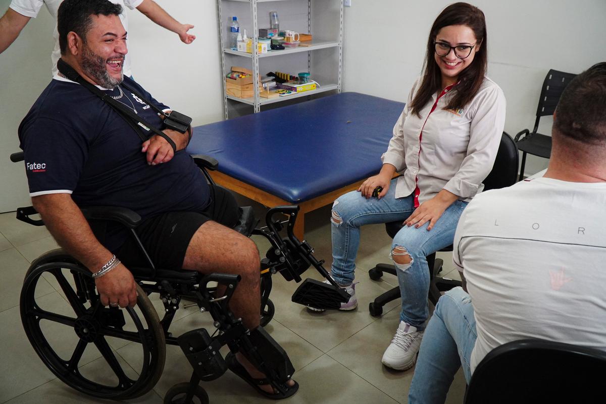 No primeiro dia da Oficina em Uberaba, foram realizadas 39 avaliações de pacientes (Foto/Divulgação)