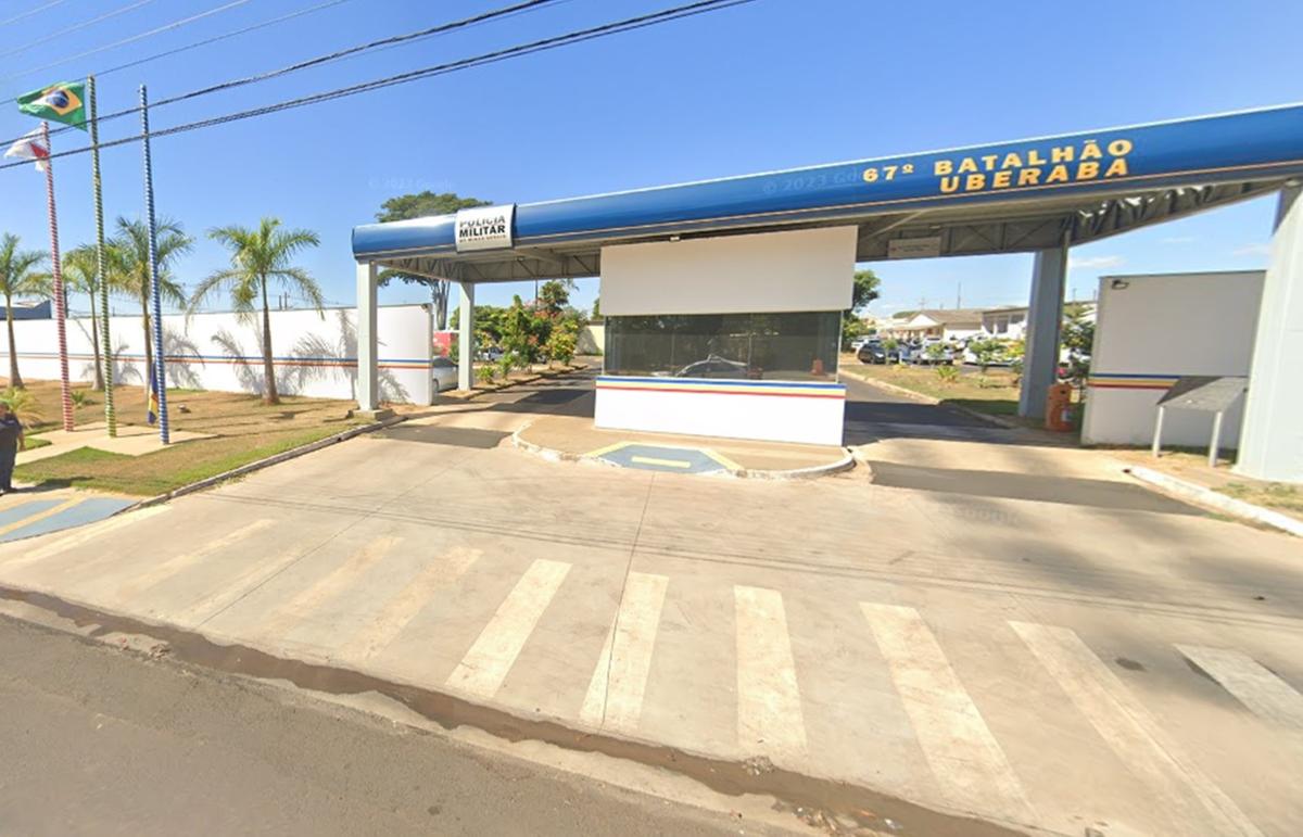 Ocorrência foi registrada na base comunitária localizada na sede do 67º Batalhão da Polícia Militar (Foto/Reprodução)