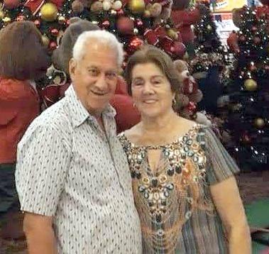 O estimado casal, Jesus Natal Queiroz e Maria Aparecida Rocha Queiroz, pais do Dr Kleber Rocha Queiroz completaram 60 anos de casamento hoje. Parabéns pelas bodas de diamante! (Foto/Arquivo pessoal)