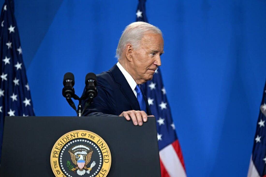 Durante a coletiva de imprensa, jornalistas insistiram em questionar Biden sobre sua idade e capacidade cognitiva (Foto/Divulgação)